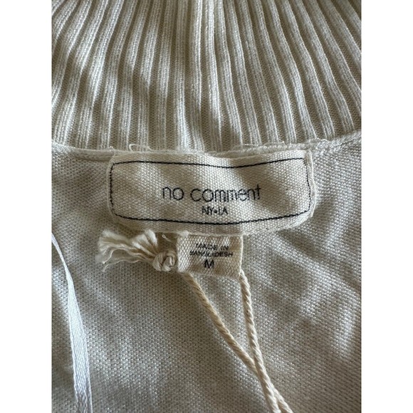 No Comment White Knit Cut Out Dress - Picture 6 of 11